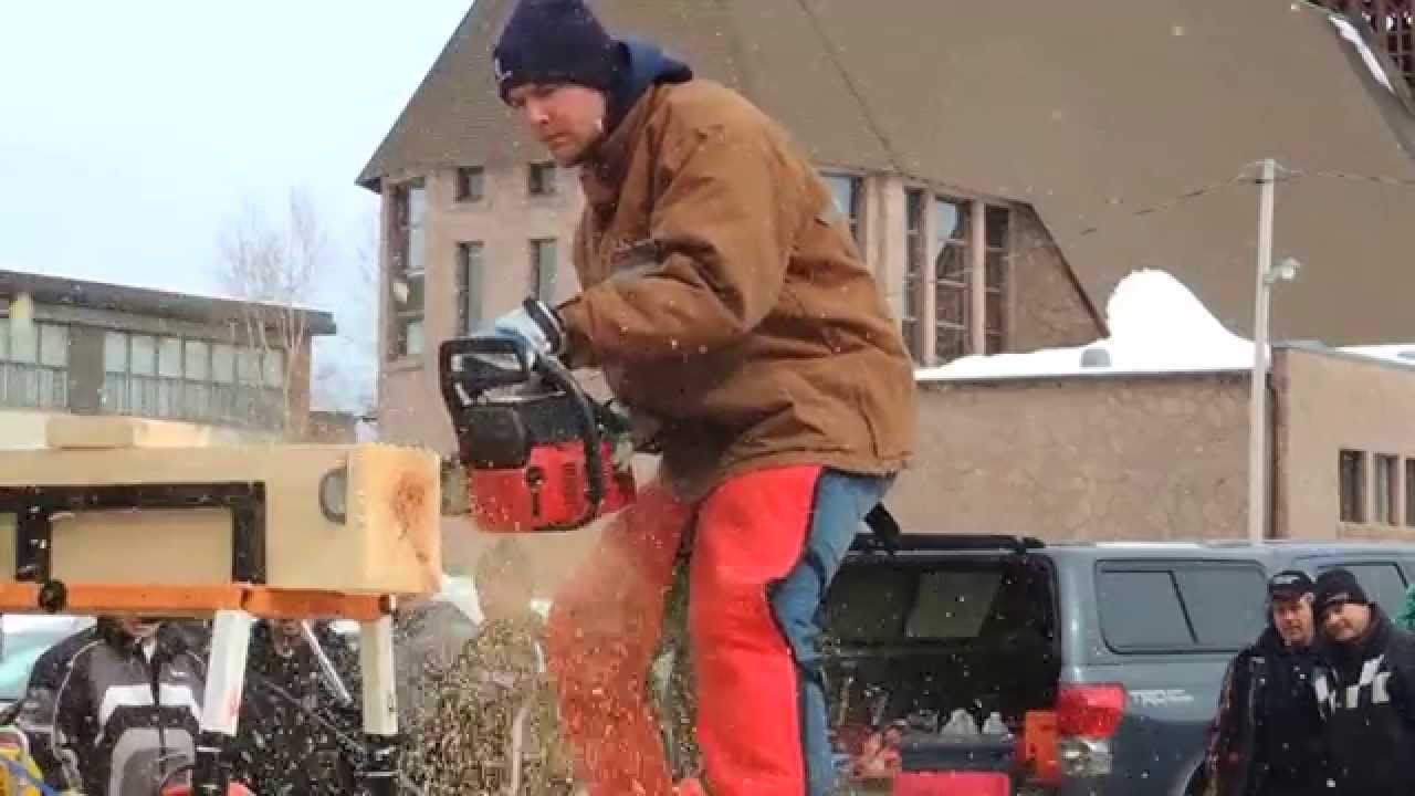 competition de bucherons Ferme-Neuve 2014