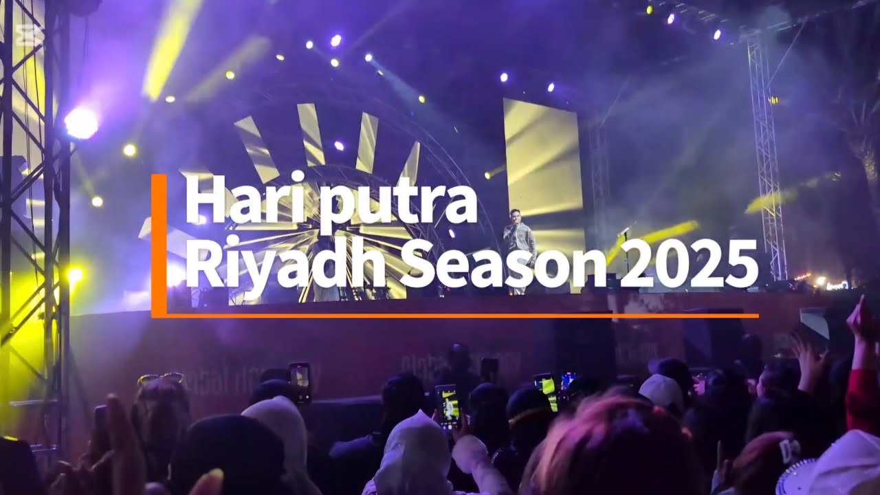 Tampilan keren Hari putra pada Riyadh Season 2025 