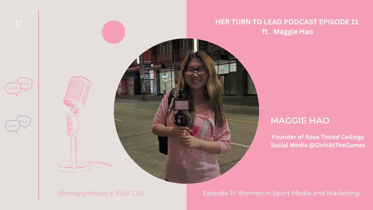 Her Turn to Lead Podcast: EP.11 Women in Sport Media & Market ft. Maggie Hao | @maggiehaoo