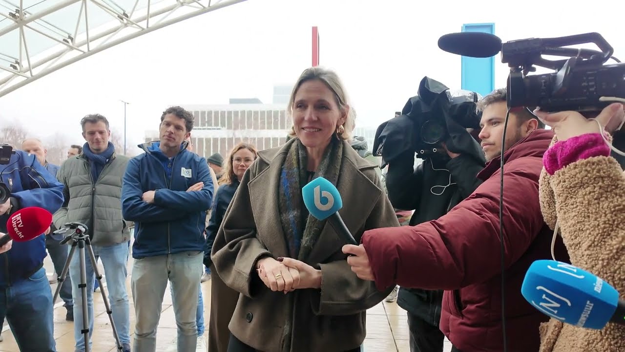 Boeren protesteren tegen UPLG bij provinciehuis Utrecht