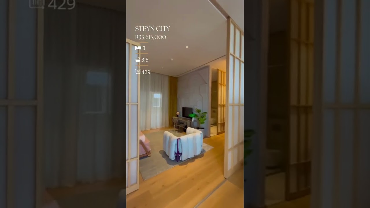 UNBELIEVABLE STEYN CITY APARTMENT
