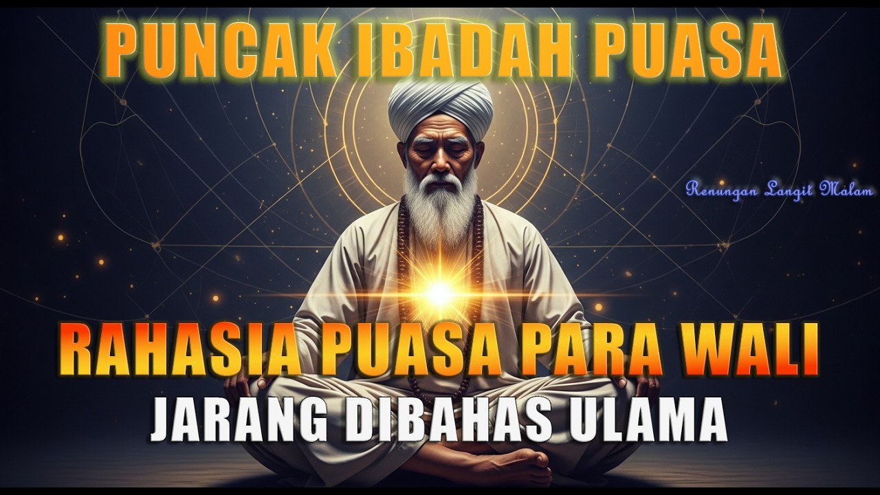 TERUNGKAP❗RAHASIA TERSEMBUNYI PUASA PARA WALI YANG JARANG DIBAHAS | RENUNGAN LANGIT MALAM