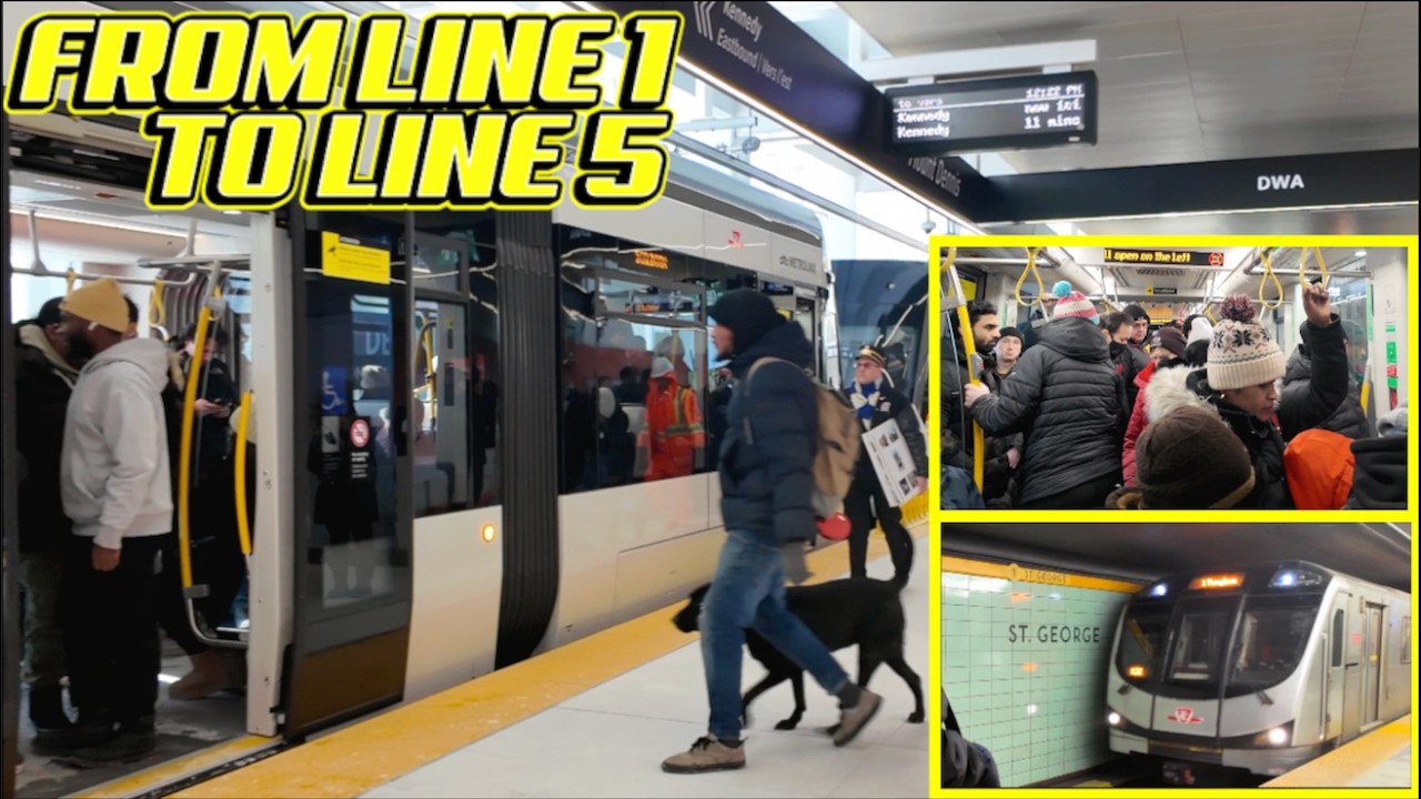 Line 5 First Impressions: Transferring from Line 1 Of The Toronto Subway To The Eglinton Crosstown