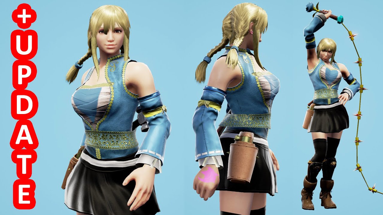 SoulCalibur 6: Lucy Heartfilia (Fairy Tail) Character Creation Tutorial