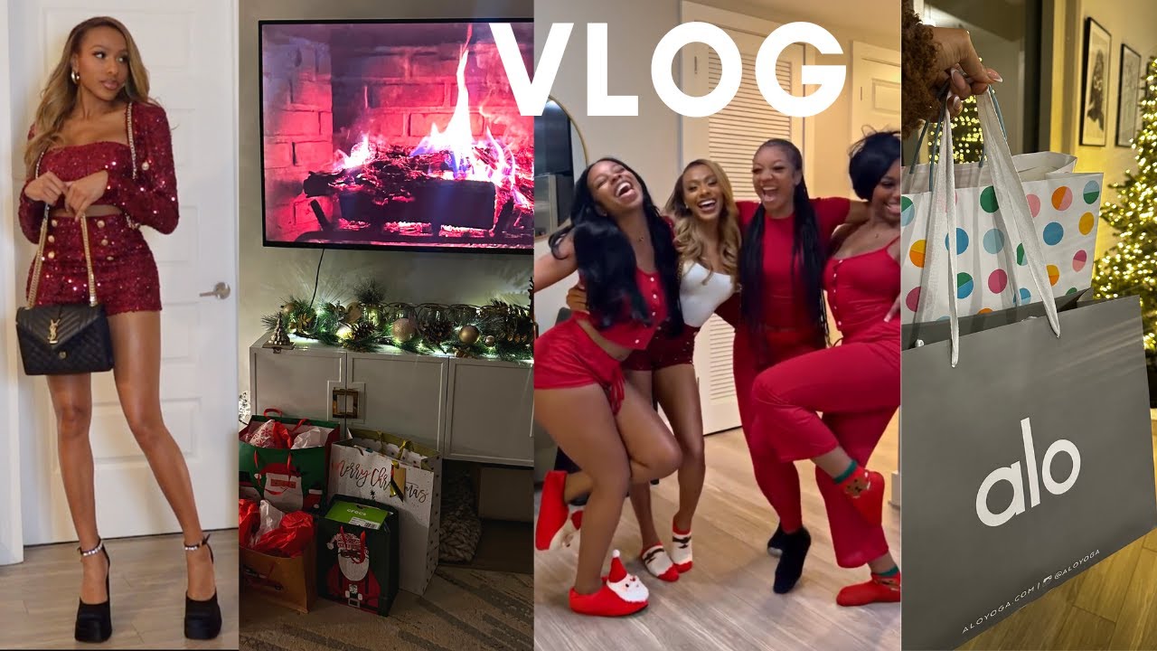 CHRISTMAS VLOG! FRIENDSMAS PARTY 2024, GIFT EXCHANGE, & MY HOLIDAY AS A SINGLE!