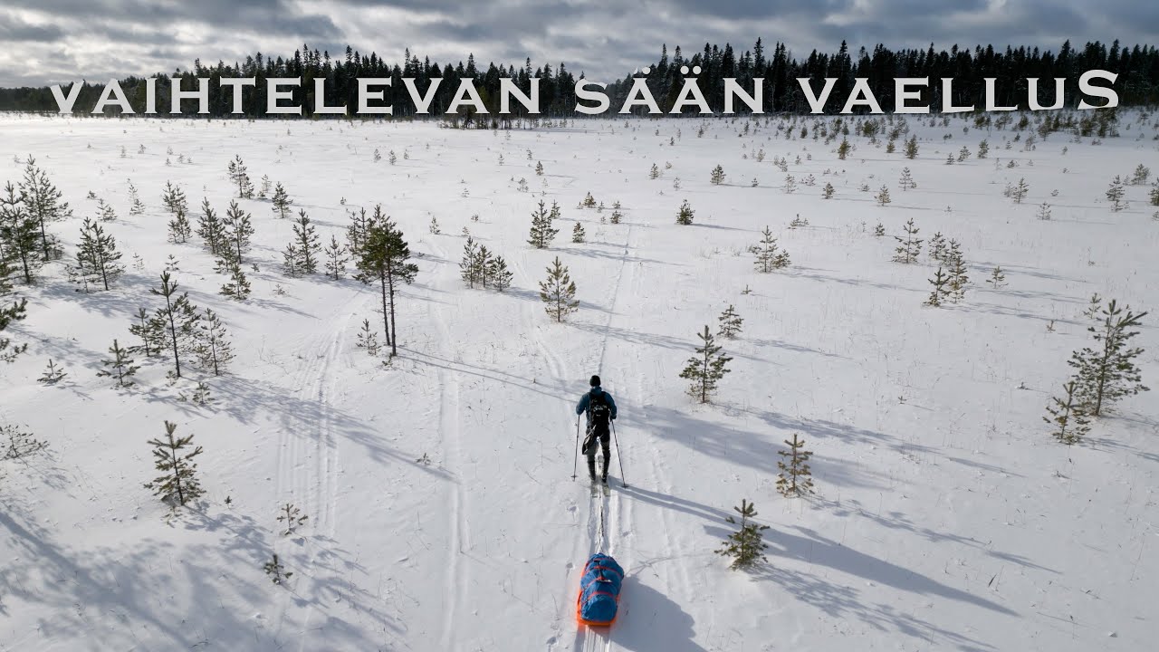 Hiihtovaellus Salamajärvellä | Yö kotateltassa ja autiotuvassa