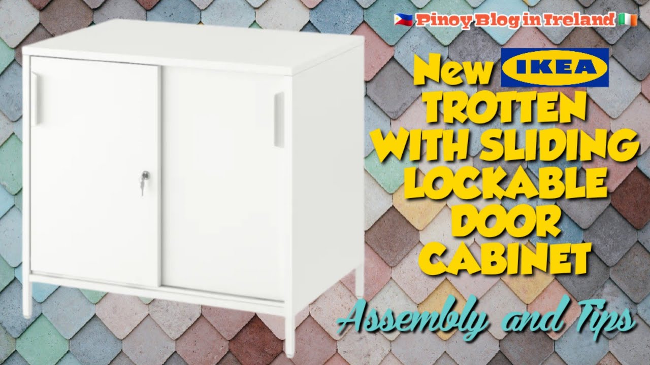 LOOKING FOR LOCKABLE STEEL CABINET? CHECK OUT THIS NEW TROTTEN SLIDING DOOR CABINET FROM IKEA