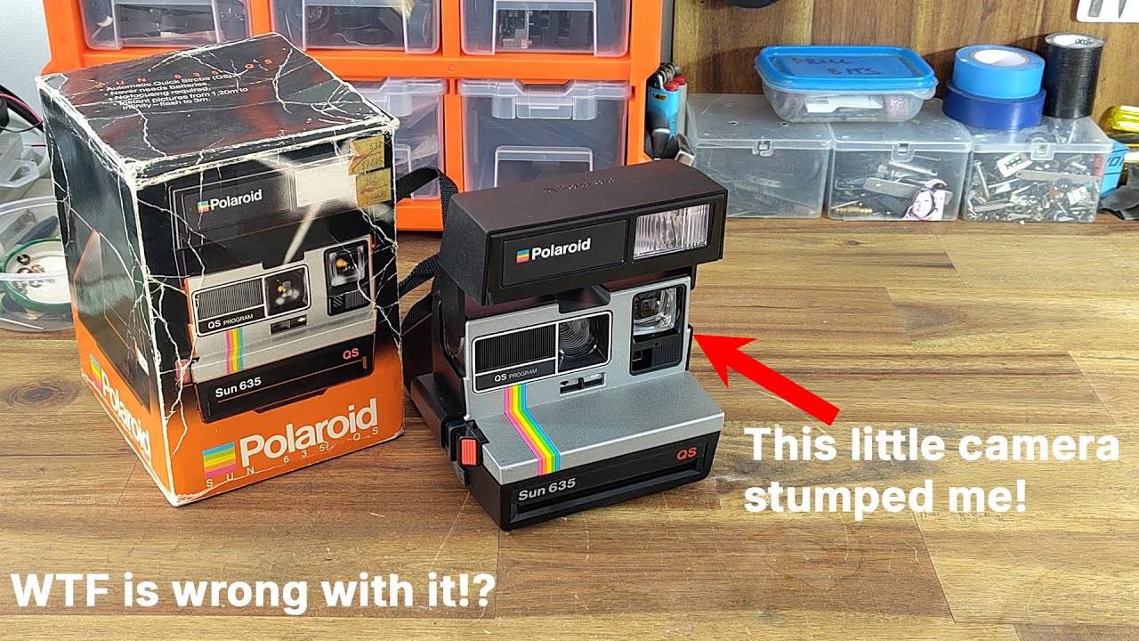 Polaroid 600 teardown and repair! Fixing a Polaroid 600 that won't power on. It stumped me!