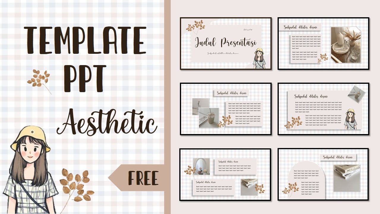 PART #20 📍 TEMPLATE PPT AESTHETIC 📍 FREE DOWNLOAD