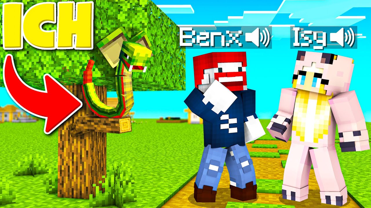ich PRANKE ISY und BENX als SCHLANGE!