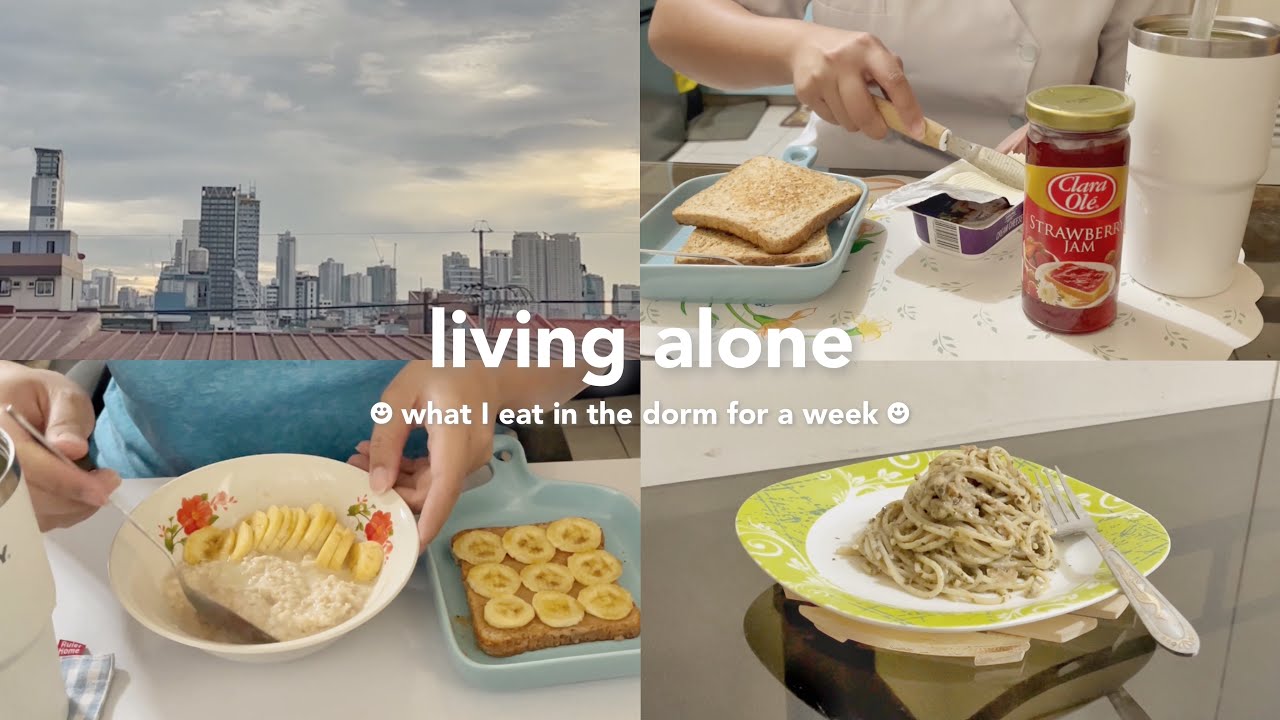 living alone in manila: what I eat in a week, meal prep, grocery restock