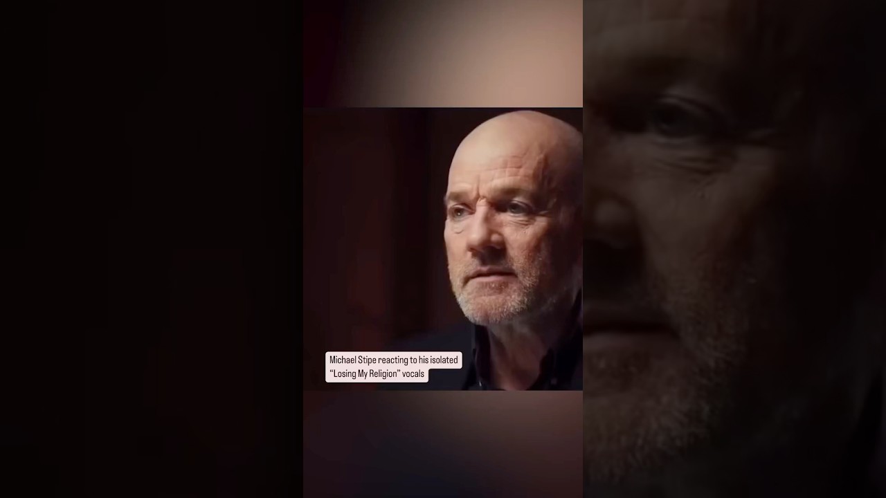 Michael Stipe&rsquo;s reaction to hearing his isolated vocals on Losing My Religion 🕊️ #rem