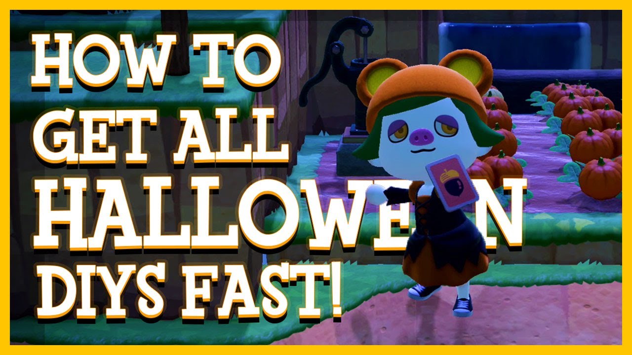 How To Get Halloween DIY Recipes in Animal Crossing New Horizons
