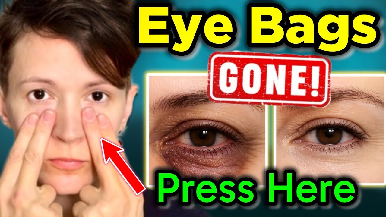 Pozbądź się work&oacute;w pod oczami w 1 minutę! Ruch drenażu limfatycznego