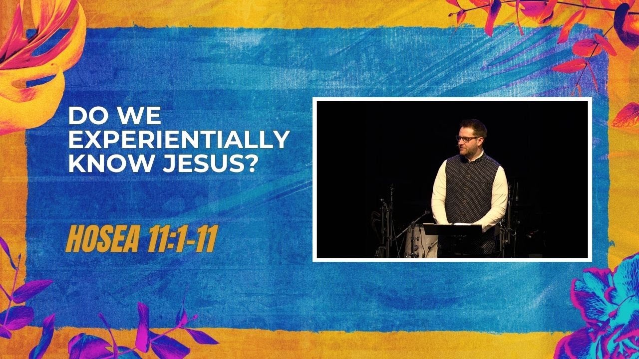 Jesus is in it with us (Hosea 11:1-11)