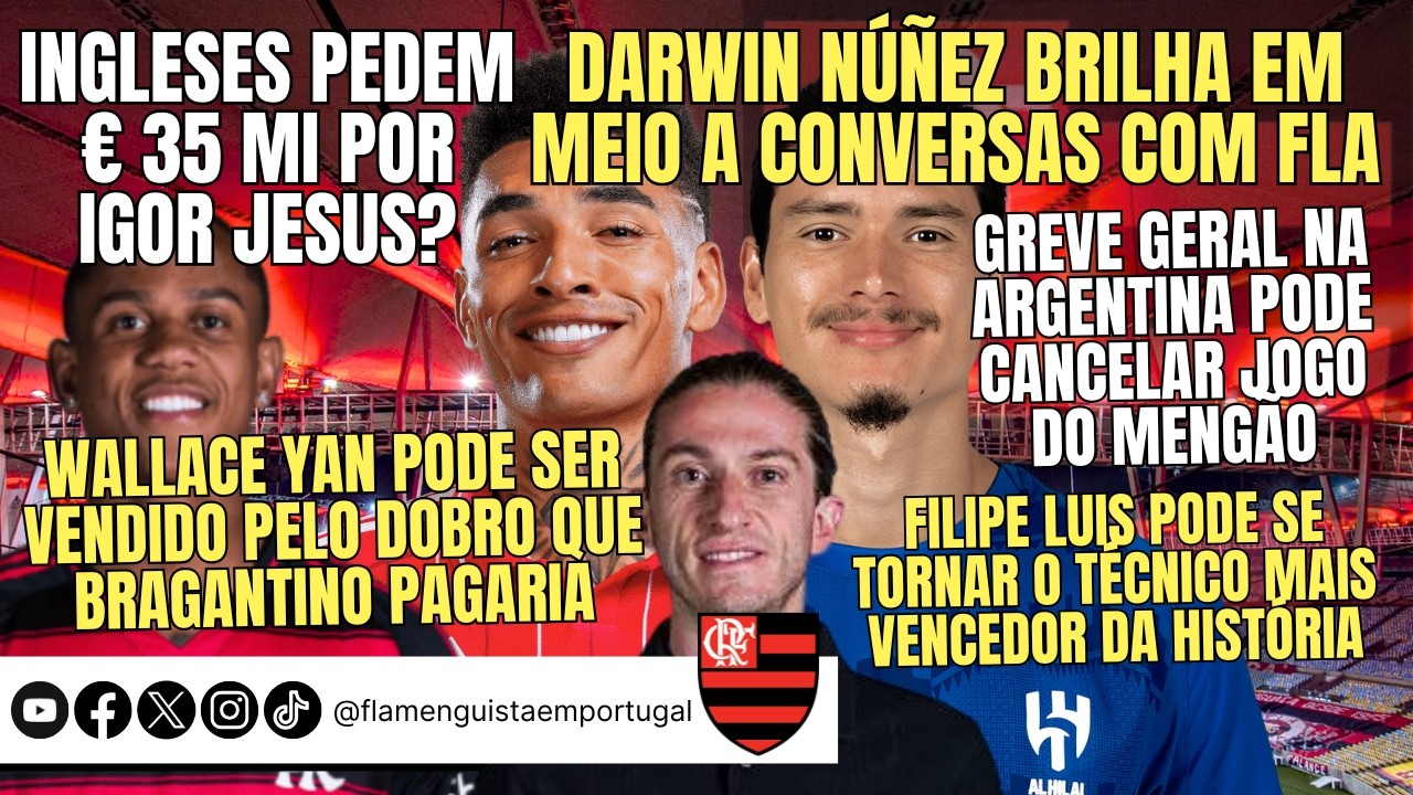€35MI POR I. JESUS? | DARWIN NÚÑEZ BRILHA | WALLACE YAN PELO DOBRO | GREVE GERAL PODE CANCELAR FINAL
