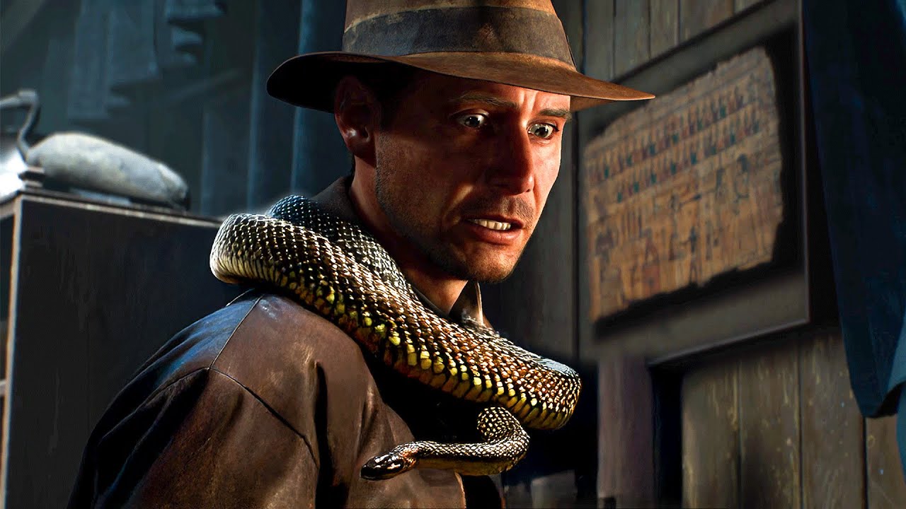 Funny Indy Snake Scene - Indiana Jones and the Great Circle (4K)