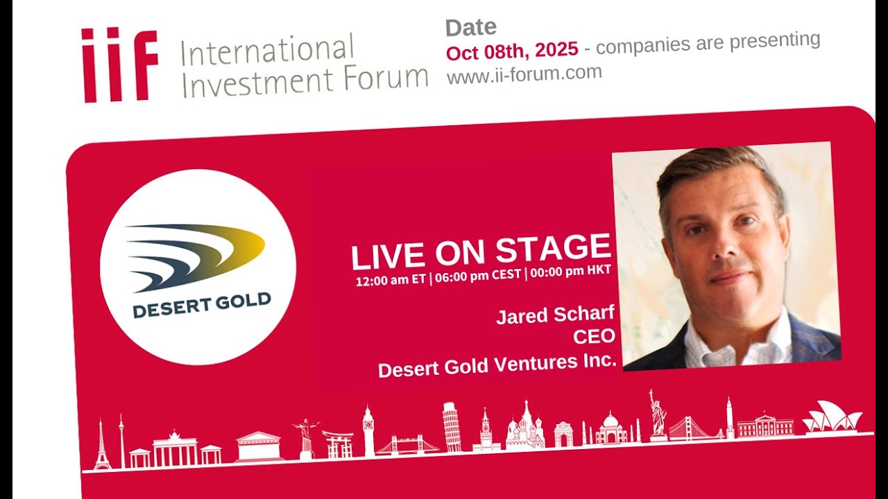 16. IIF - Desert Gold Ventures Inc., Jared Scharf, CEO