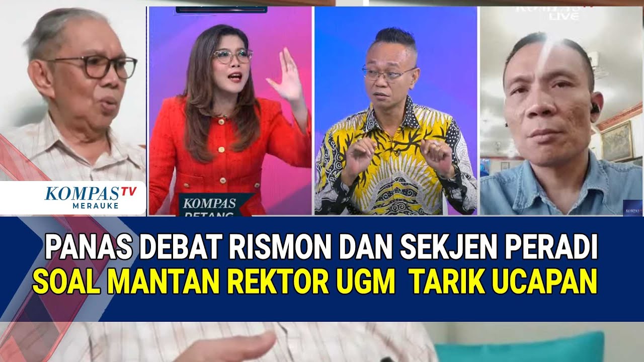 Debat Rismon Sianipar dengan Sekjen Peradi Soal Mantan Rektor UGM Tarik Pernyataan