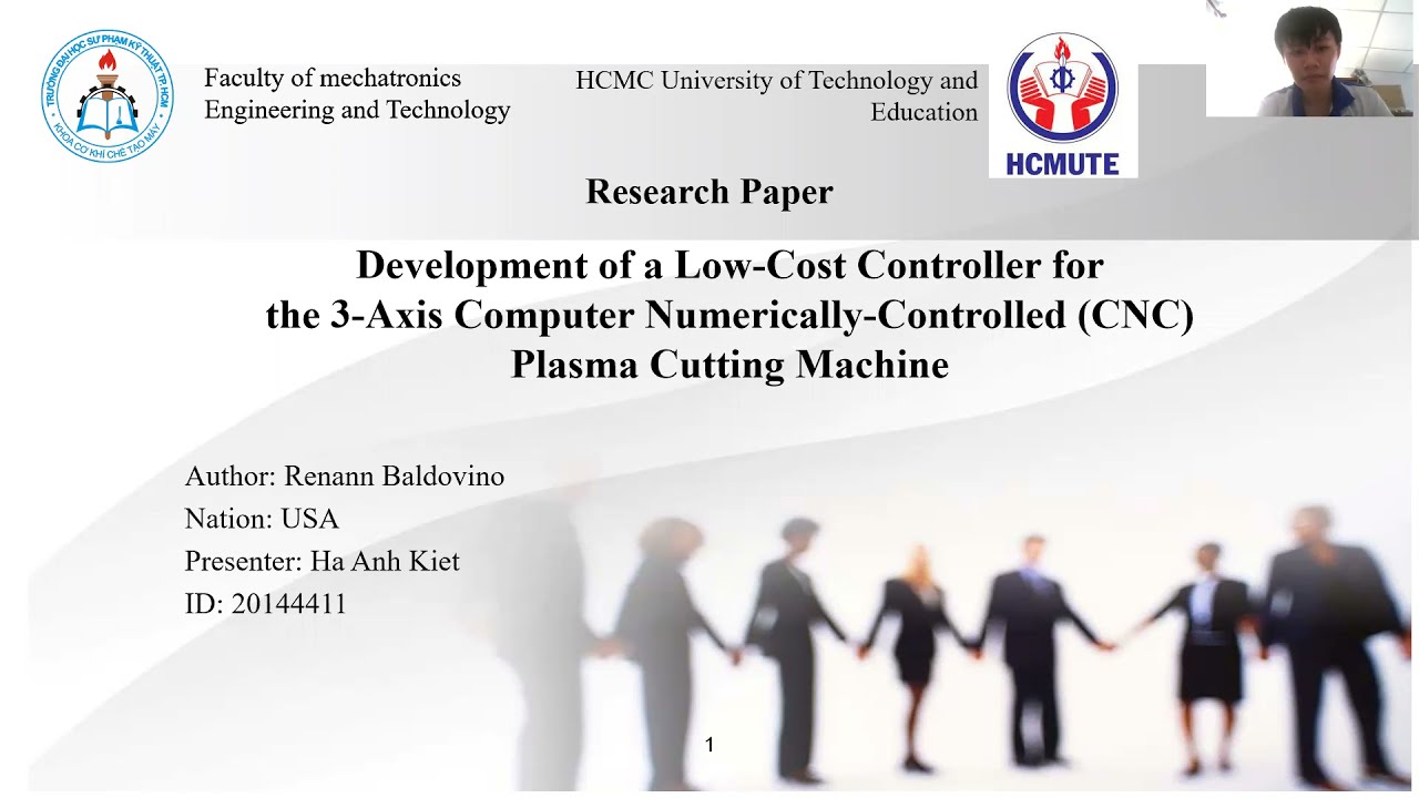 Research Paper -  Development of a Low-Cost Controller for the 3-Axis CNC Plasma Cutting Machine