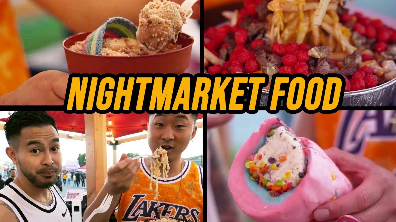 BEST DISHES AT THE BIGGEST ASIAN NIGHT MARKET IN AMERICA! | Fung Bros