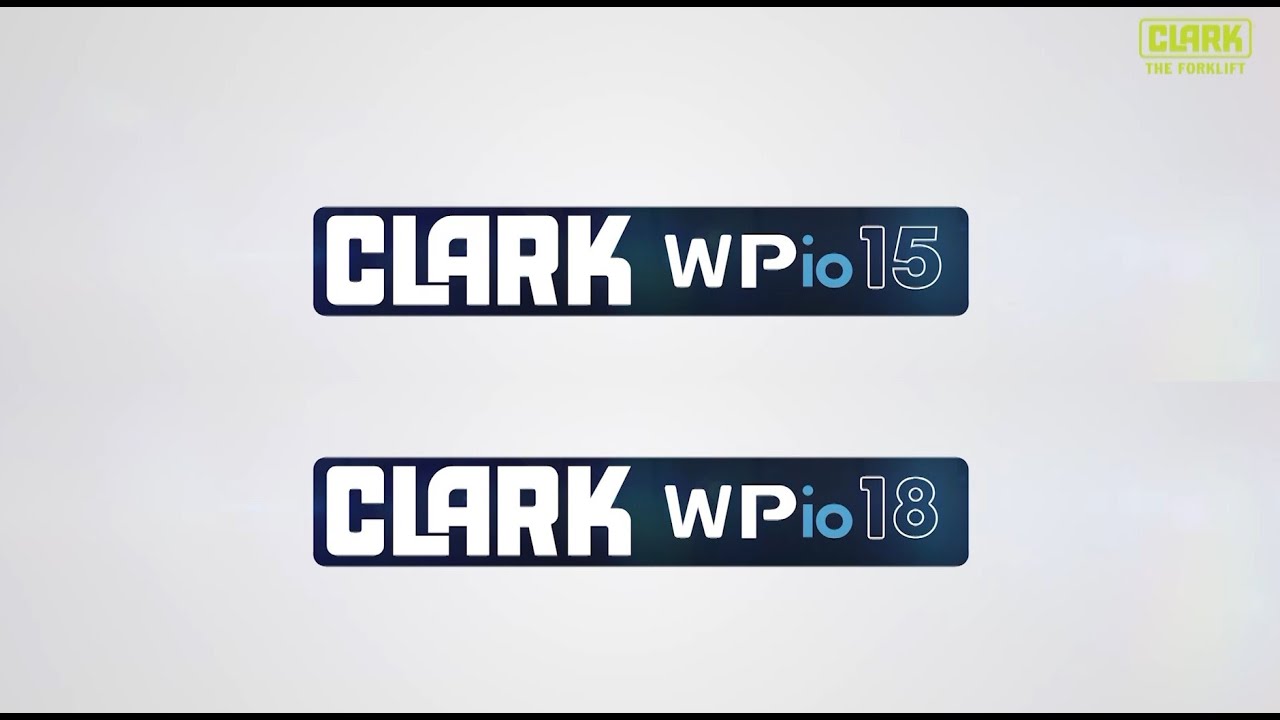 CLARK Transpalettes &eacute;lectriques lithium-ion WPio15/WPio18
