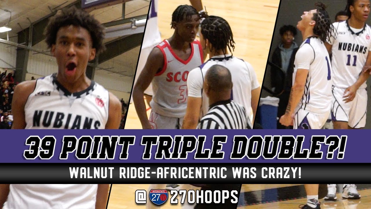 6️⃣3️⃣ points in one half?! Walnut Ridge vs. Africentric was a BANGER! [Full Game Highlights]