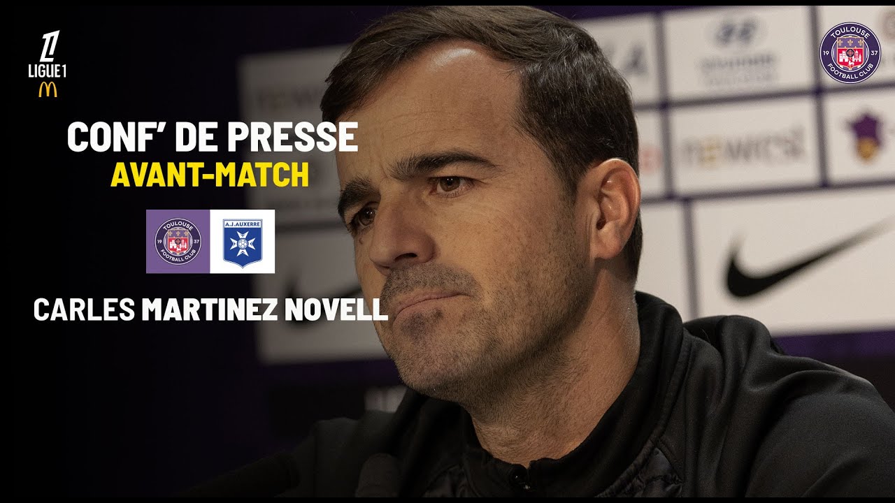 La conférence de presse de C.Martinez Novell avant TéFéCé-Auxerre, 20e journée de Ligue 1 McDonald's