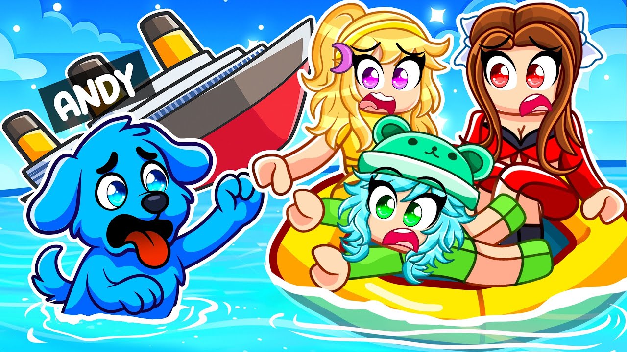 I Became A DOG And got TRAPPED On A SINKING SHIP! (Roblox)