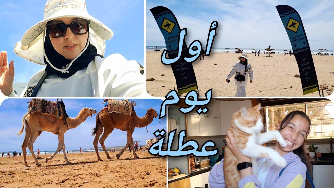 مع بداية العطلة غير فطرنا شدينا طريق لهاد لبلاصة دوزنا وقيت زويين ونهار ثاني ها شكون جا عندنا😃