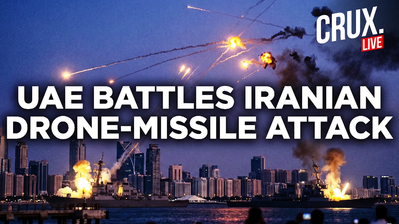 LIVE | Iran Fires Drones, Missiles At UAE After IRGC Clashes With US Navy Destroyers in Hormuz