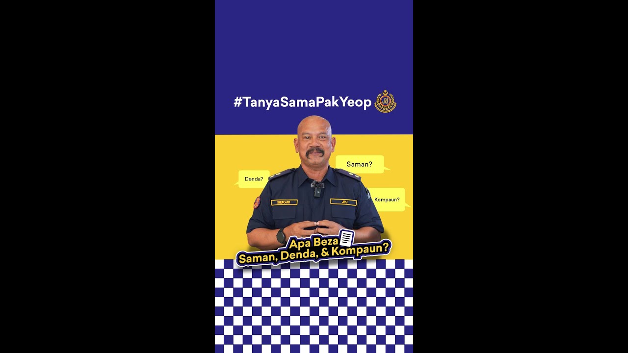 #TanyaSamaPakYeop: Apa beza saman, denda dan kompaun? ✉️ @portaljpj