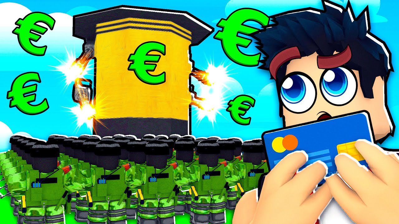 J'ai ACHETÉ la Tour la PLUS FORTE de Roblox Tower Defense Tycoon !