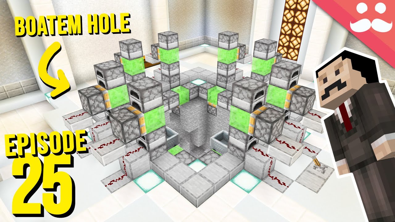Hermitcraft 8: Episode 25 - REDSTONE BOATEM HOLE