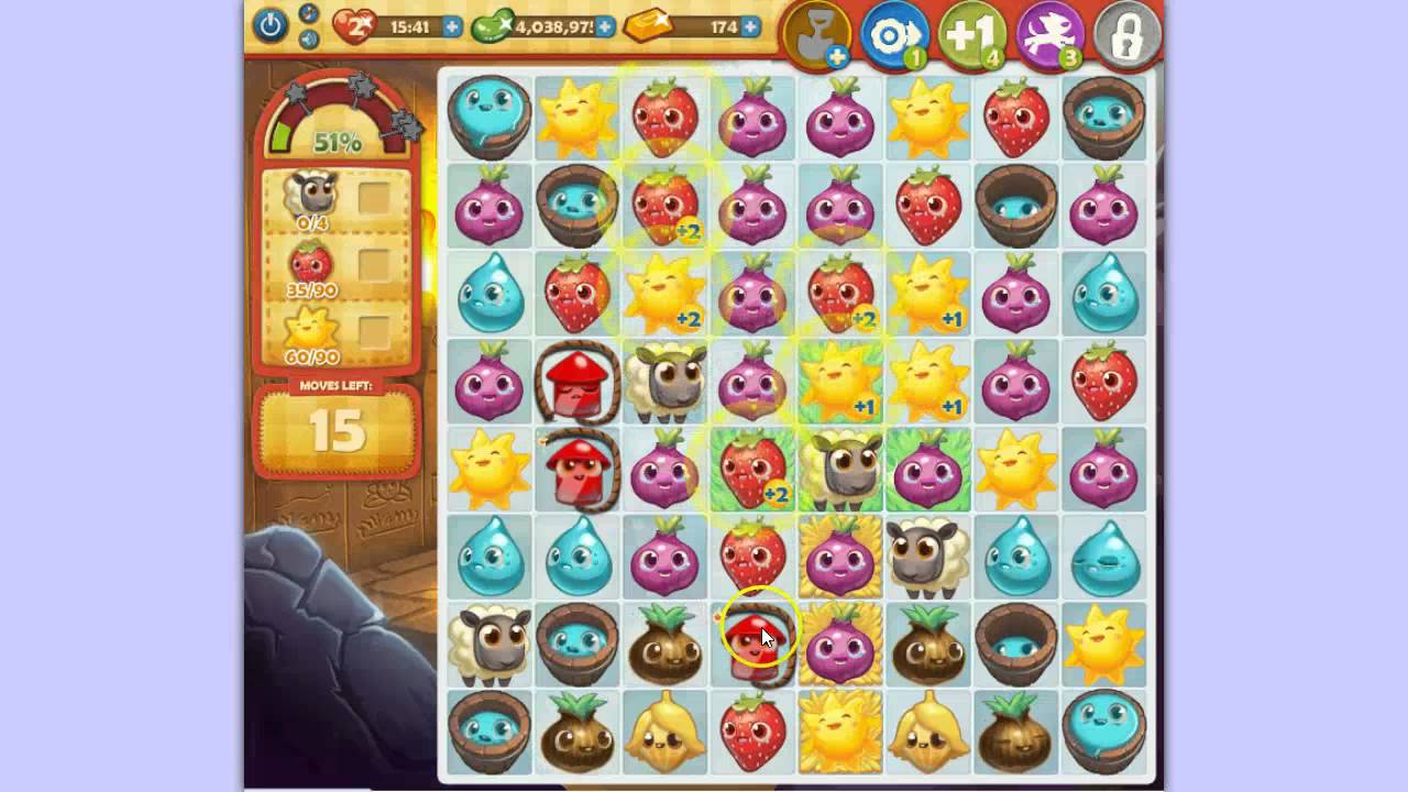 Farm Heroes Saga Level 465 3 Stars