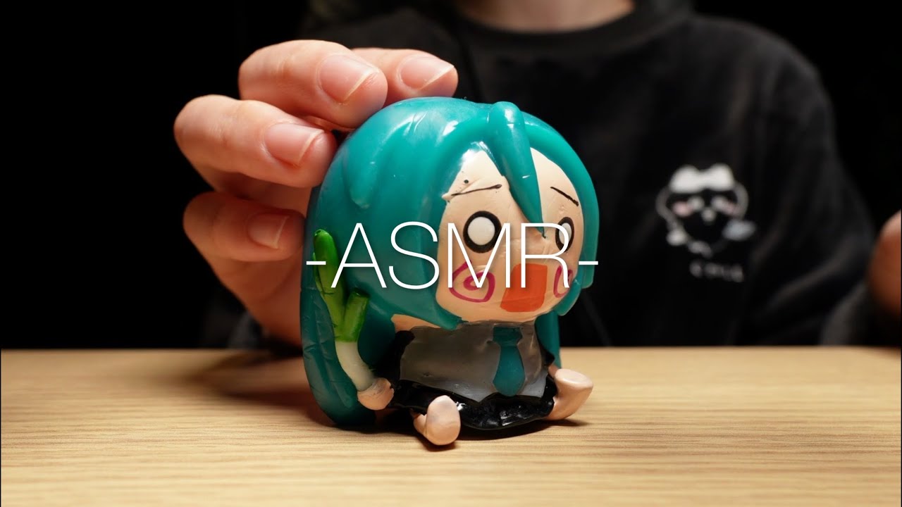 【音フェチ】はちゅねミクピタミン開封の儀　スクイーズasmr/懐かしい音フェチグッズ