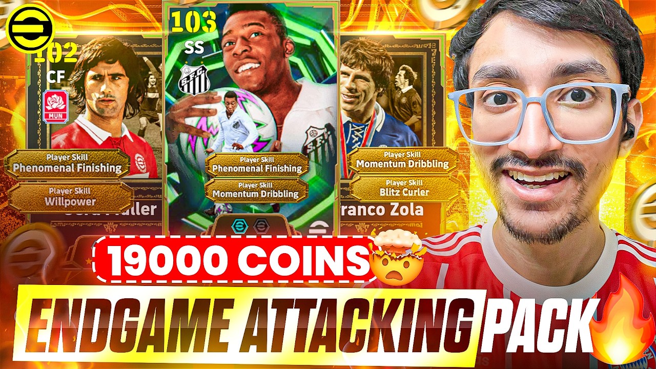 OMG W DAY 🖤 110 PLAYMAKER PELE + 107 BLITZ CURL ZOLA  + 109 WILLPOWER GERD MULLER in efootball 💀