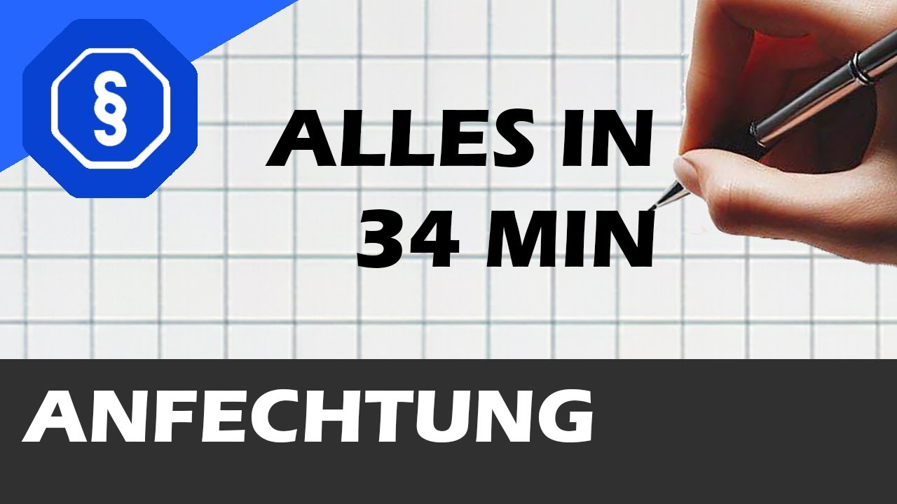 Alles zur Anfechtung - BGB AT 11