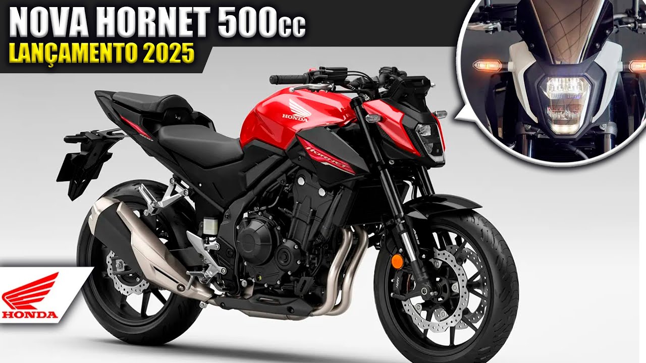 NOVA HORNET 500cc 2025 - SUBSTITUTA DA CB 500F