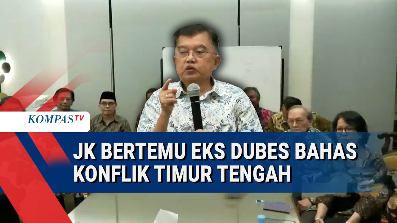 JK Bertemu Eks Dubes, Bahas Konflik Timur Tengah