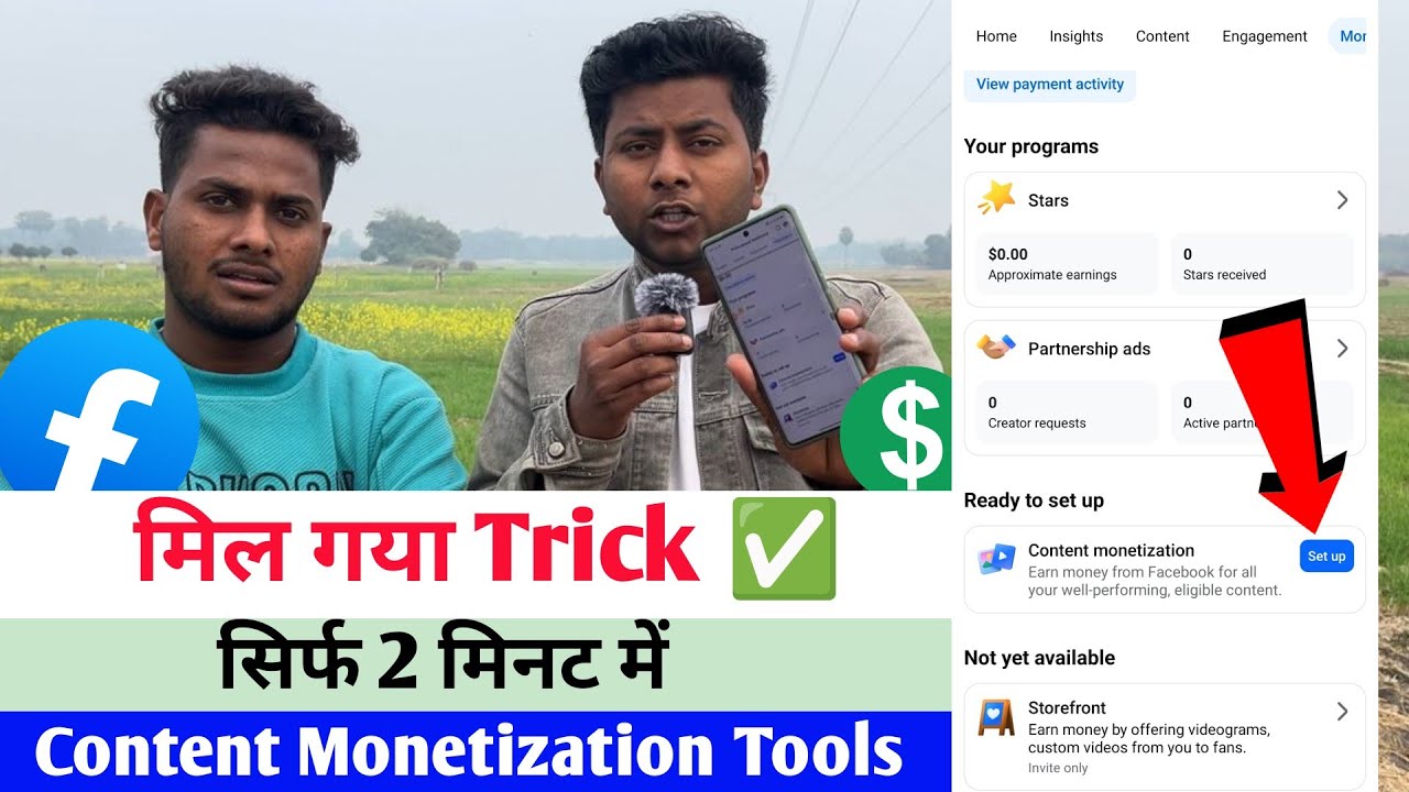 सिर्फ 2 मिनट में Content monetization Tools Setup करे | Content Monetisation Tools Setup kaise karen