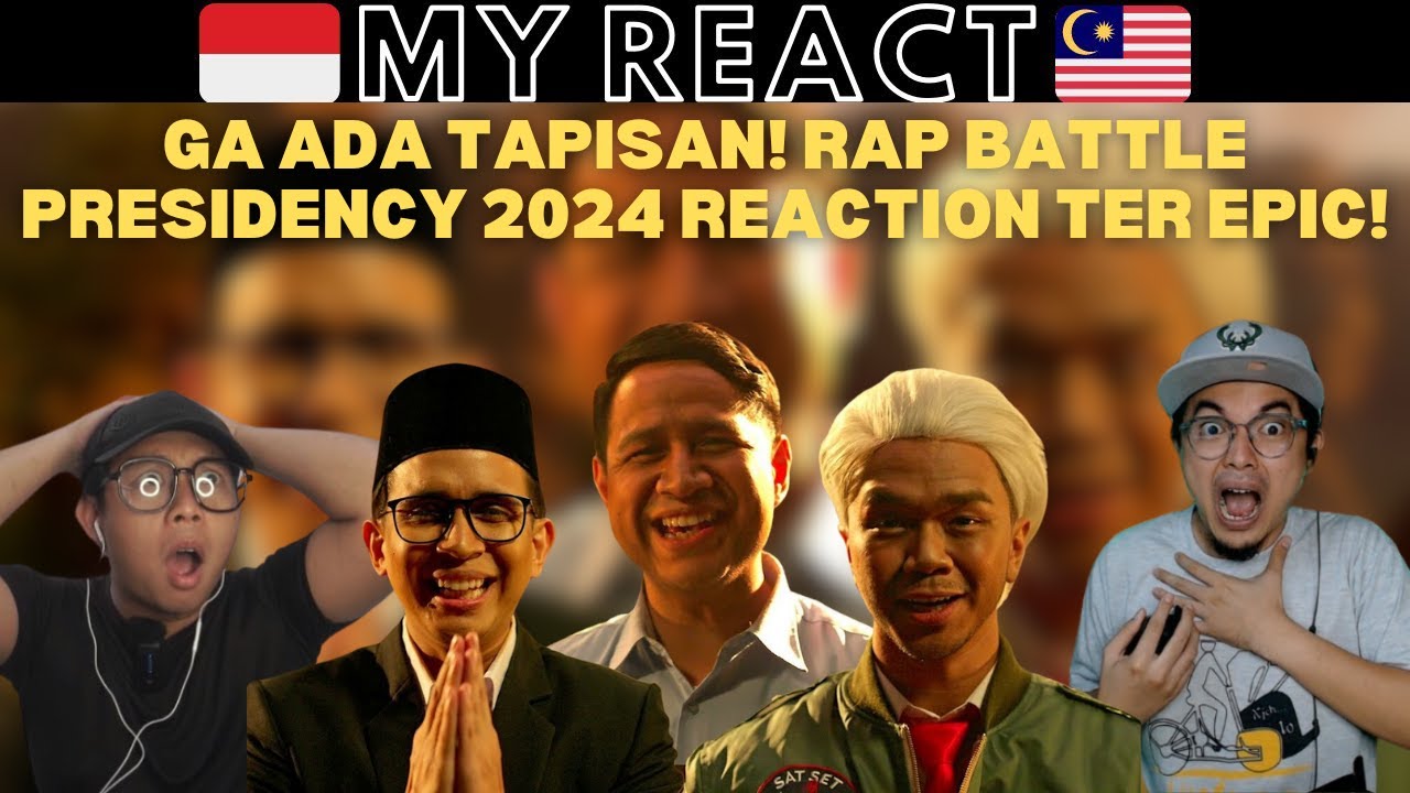 GA ADA TAPISAN! RAP BATTLE PRESIDENCY 2024 REACTION TER EPIC!