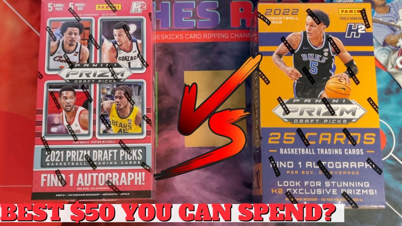 BEST $50 YOU CAN SPEND? 2021 Prizm Draft H2 vs 2022 Prizm Draft!