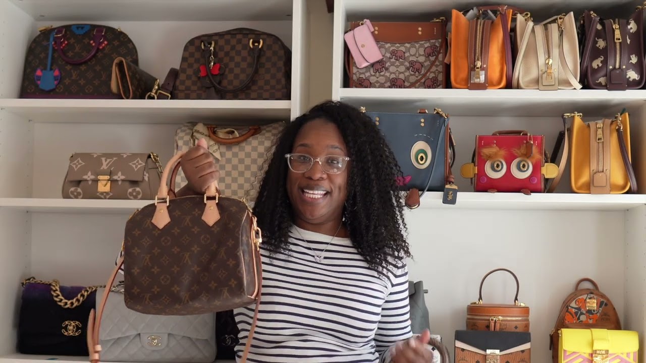 Similar But Not the Same! Bag Review: LV Speedy B vs. Coach Ruby Satchel +What Fits @whatimontoday​