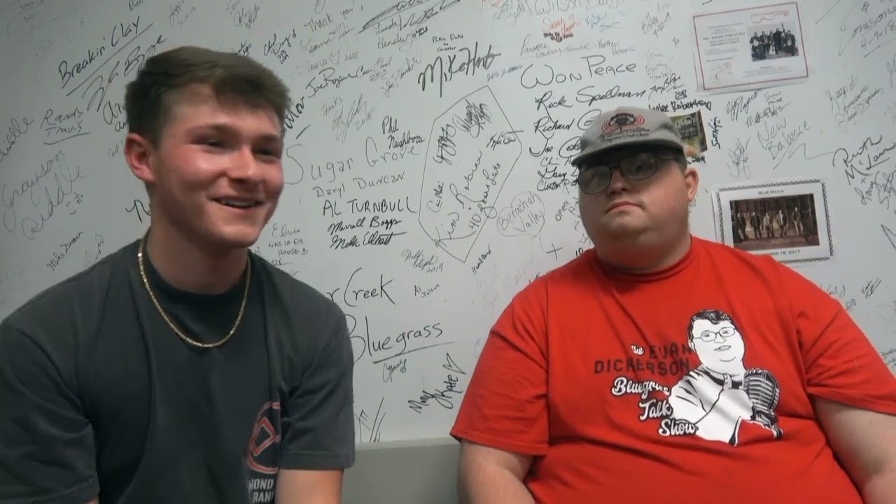 The Evan Dickerson Bluegrass Talk Show featuring Carson Peters