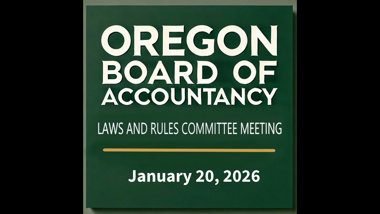 January 20, 2026 - Laws and Rules Committee Meeting