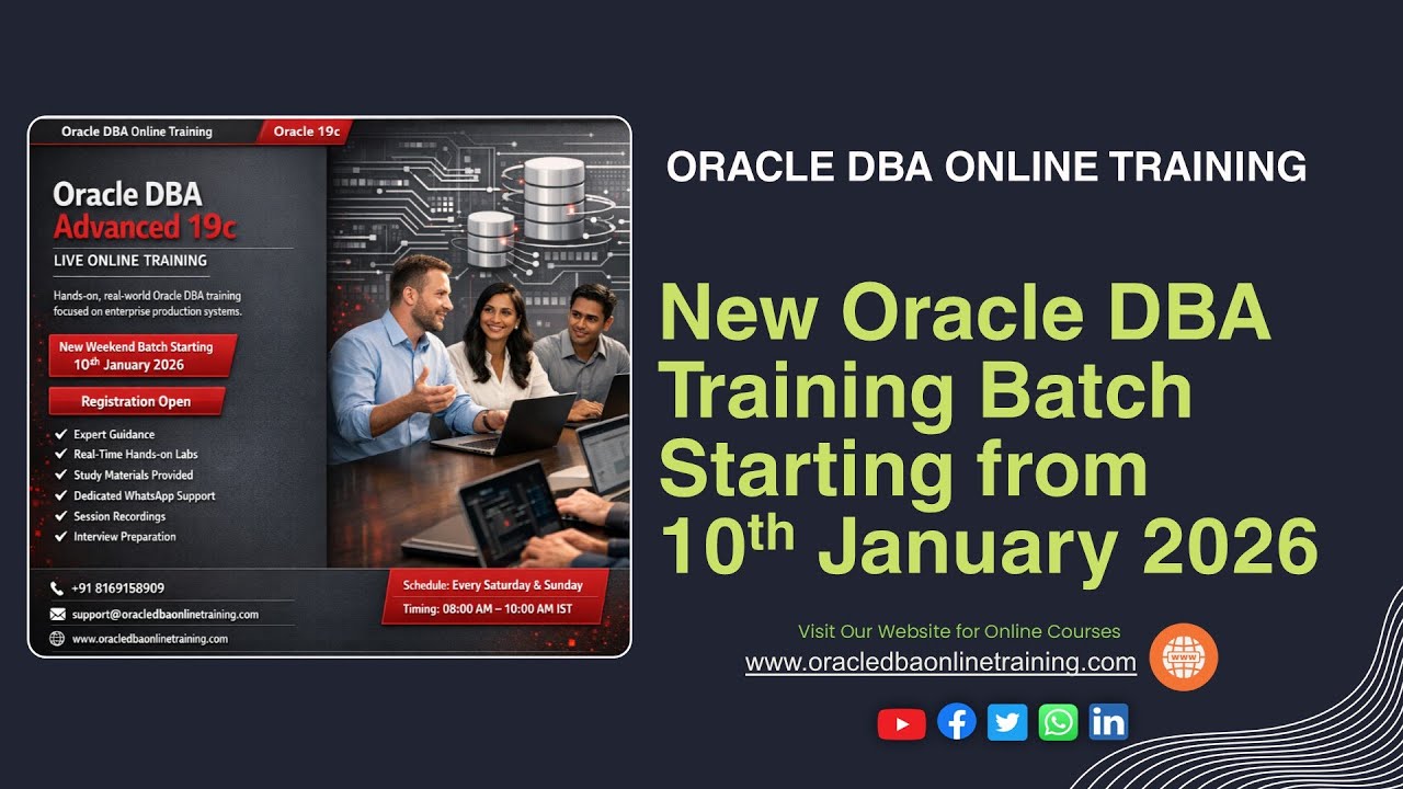 Новый курс обучения Oracle DBA | Начало 10 января 2026 г. | Осталось всего 2 дня | Реальные навык...