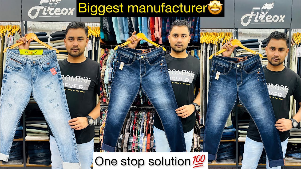 Fireox / Mfg. of Jeans, Shirts, T-shirts, Cotton trousers💯/ Ahmedabad wholesale / Branded Quality