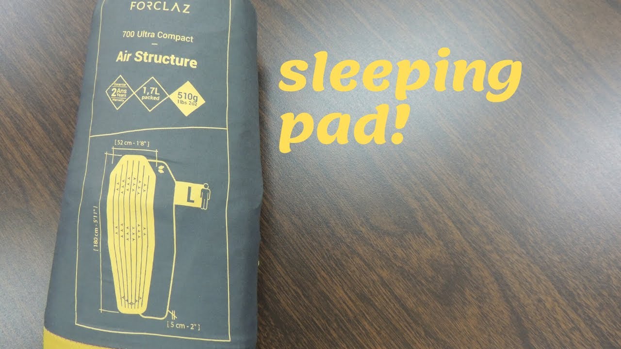 FORCLAZ -Trekking Inflatable Mattress Trek 700 Air L - Yellow