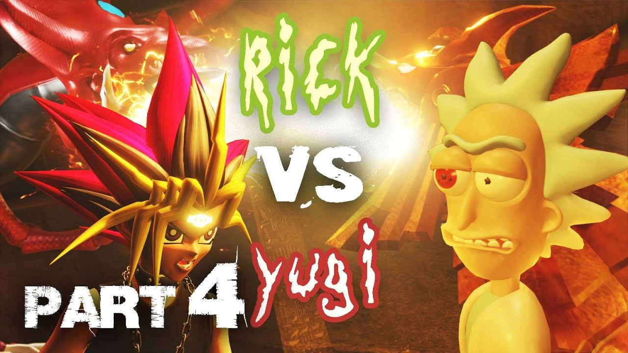 RICK vs YUGI ( PART 4)  SLIFER vs RA In Rick & Morty YuGiOh